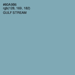 #80A9B6 - Gulf Stream Color Image